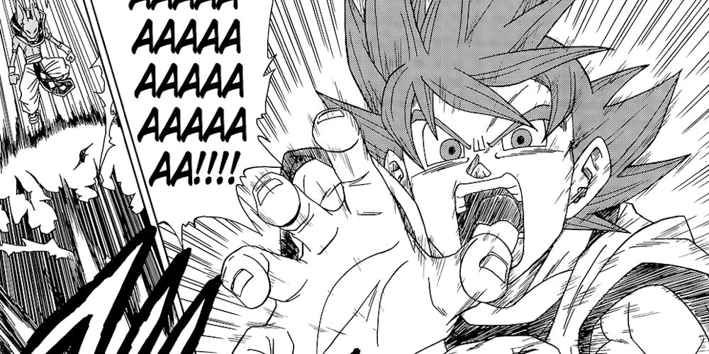 Manga Dragon Ball Super Goku God Versus Beerus