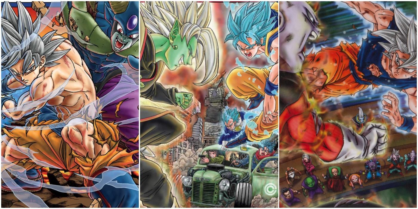 Dragon Ball Super Manga Goku Best Battles Moro Zamasu Jiren Trio Header