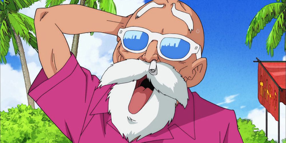 Master Roshi gets embarrassed over a nosebleed in Dragon Ball Super.