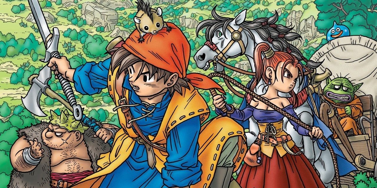 Dragon Quest VIII Cover Art depicting the main cast.
