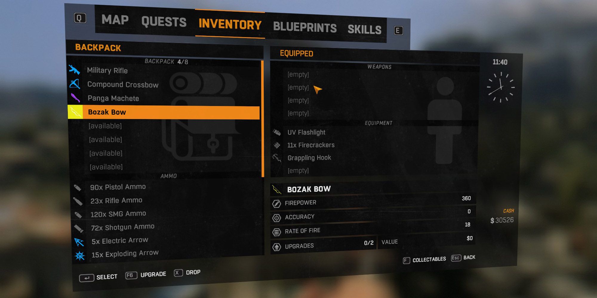 Dying Light 2's inventory