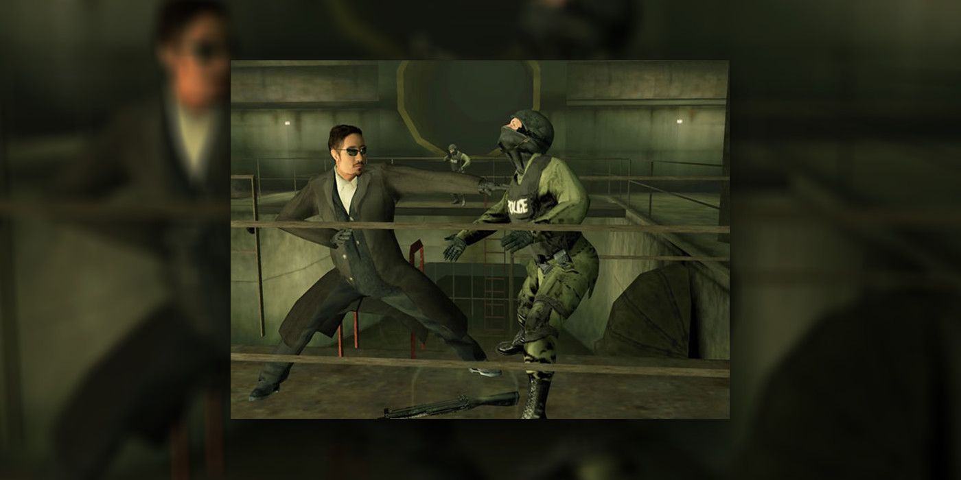 Combat from the video game Enter the Matrix.
