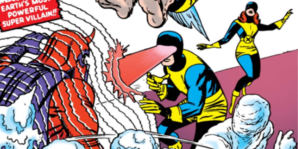 Magneto vs Cyclops, Marvel Girl, and Iceman