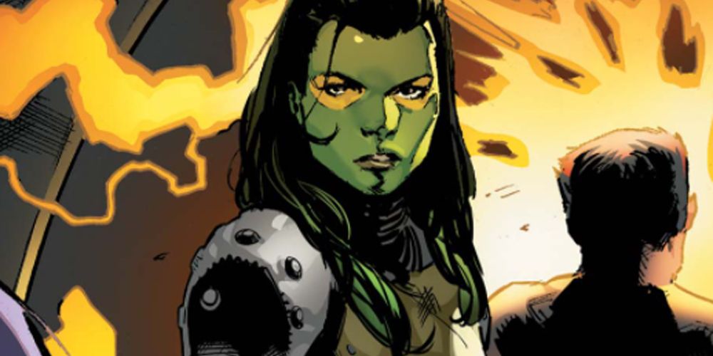 Gamora and Starfox - Marvel Comics