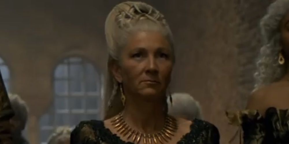 Eve Best as Rhaenys Targaryen in House of the Dragon