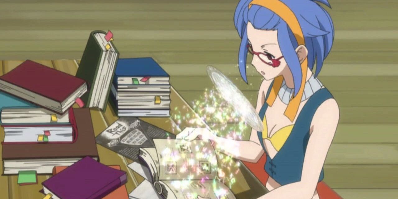 Fairy Tail's Levy McGarden Reading