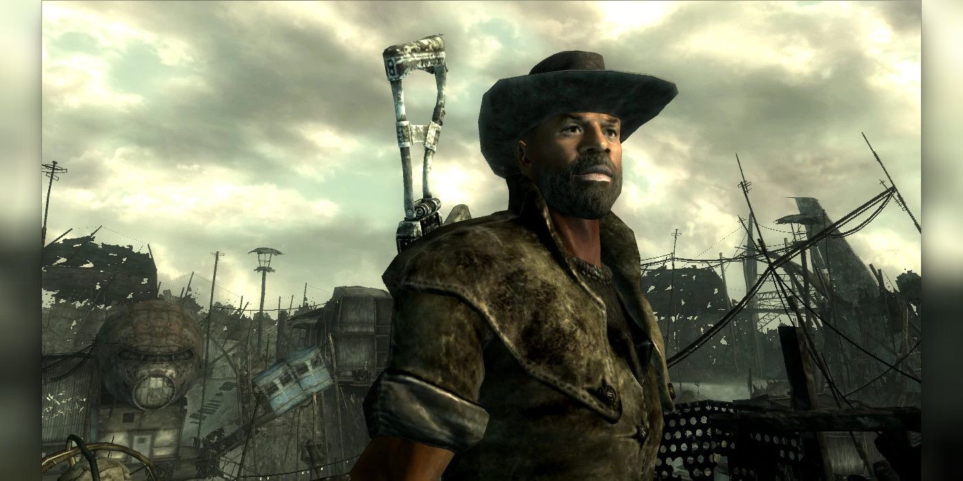 Megaton's Sherrif, Lucas Simms, in Fallout 3.