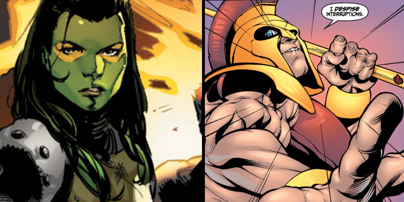 Gamora and Thanatos