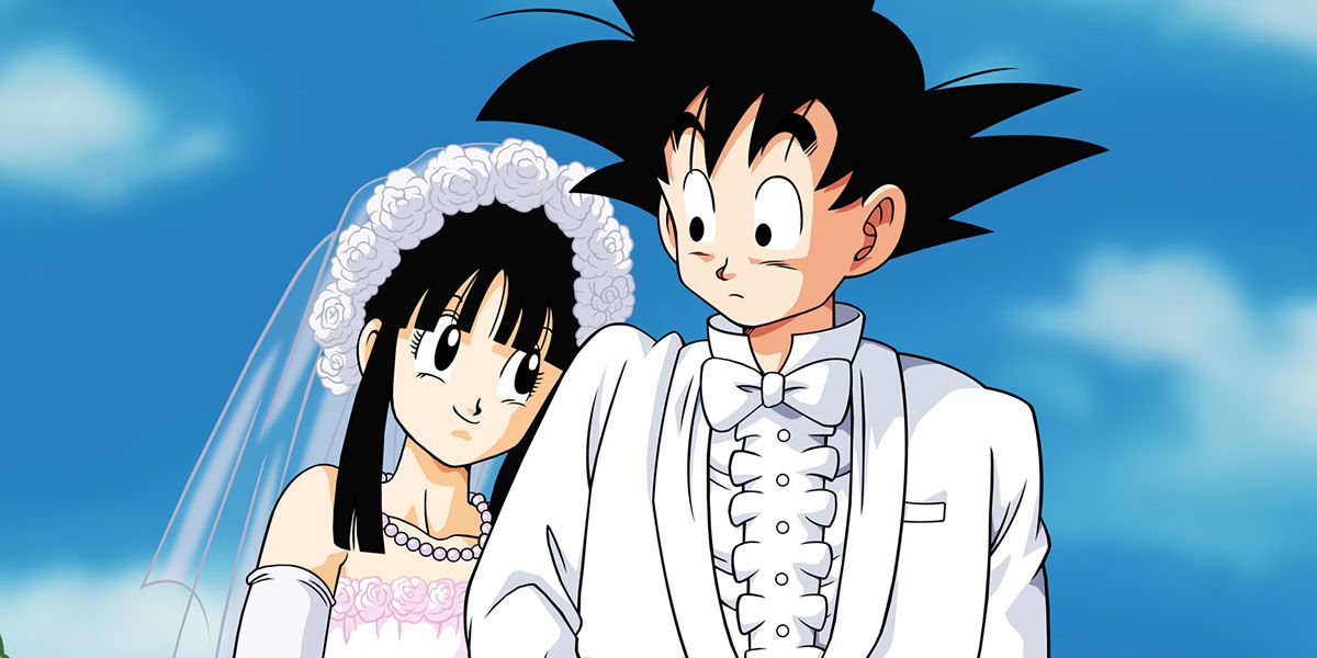 Goku and Chi-Chi wedding