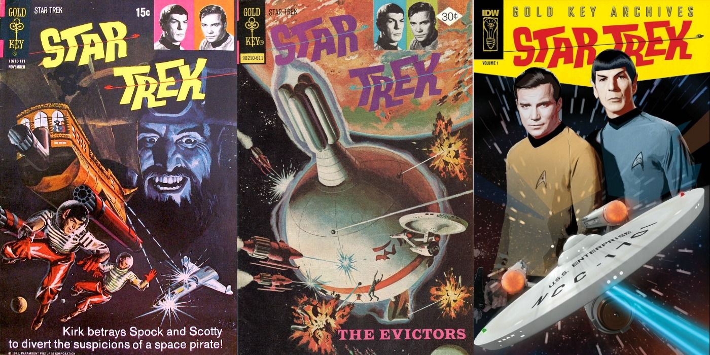 Gold Key Comics Star Trek Collage