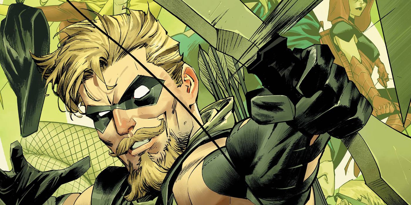 Green Arrow Fires An Arrow.