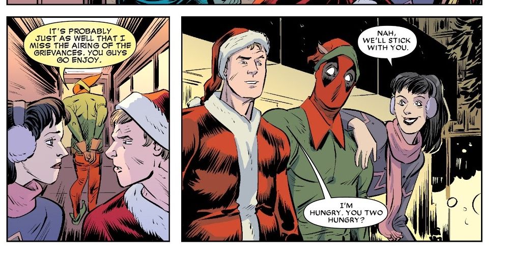 Hawkeyes and Deadpool Holiday Special