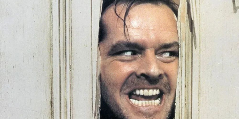 Jack Torrance burst through the door in The Shining 