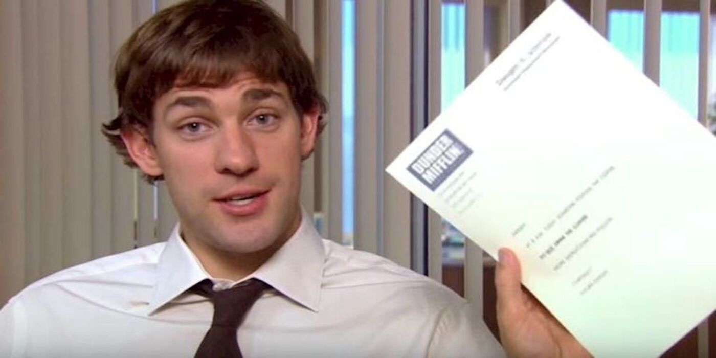 Jim sends faxes to Dwight on The Office