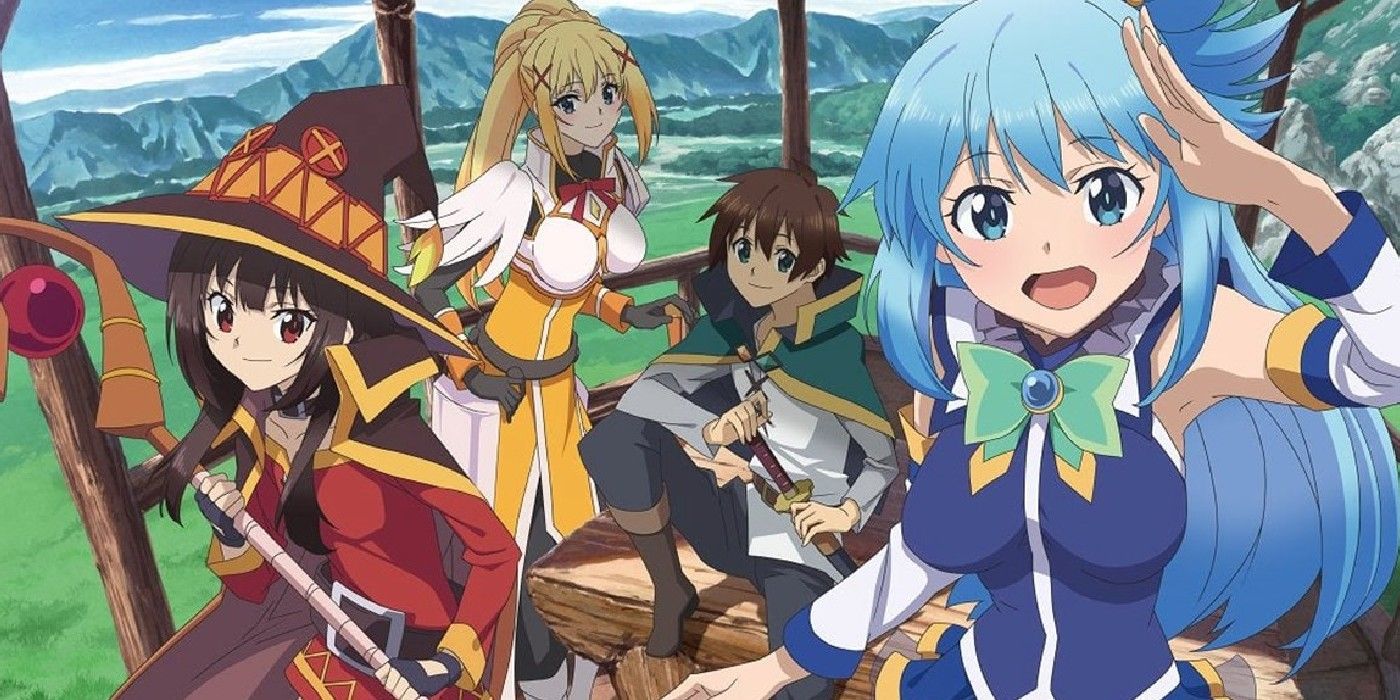 Kazuma Hangs With His Party In KonoSuba