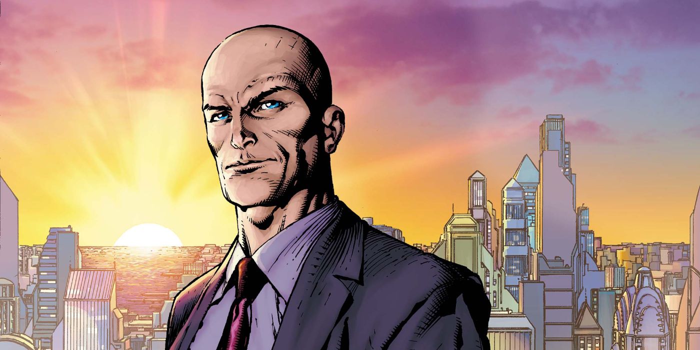 Lex Luthor Stands Over Metropolis.