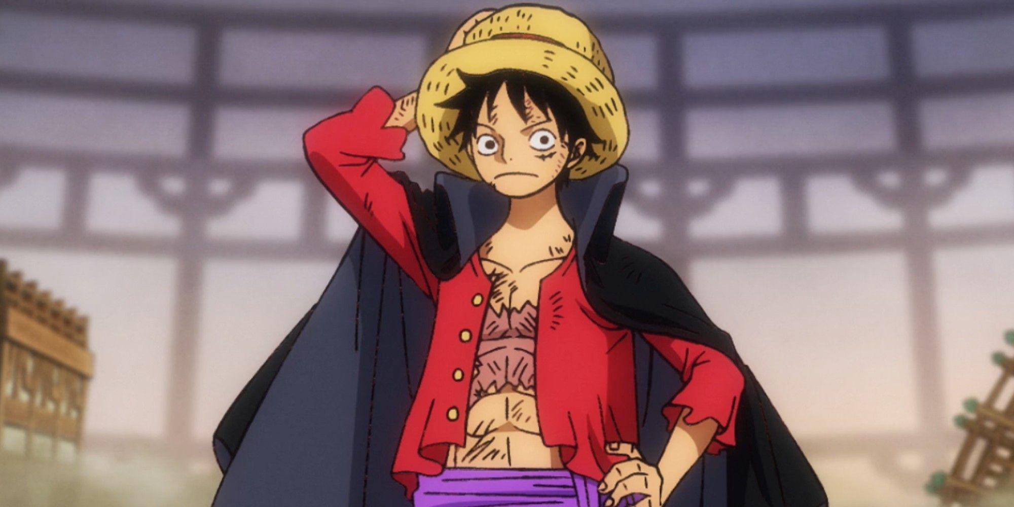 Luffy during Onigashima raid in One Piece
