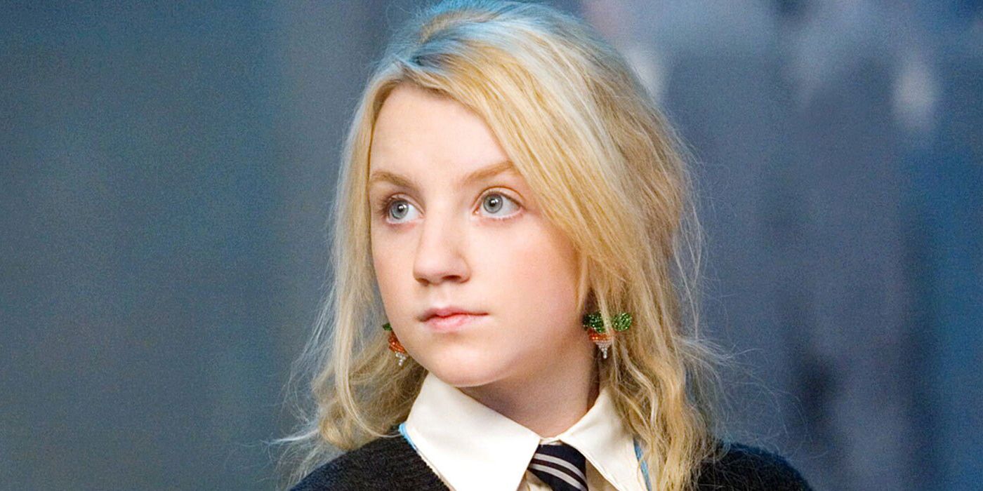 A young Luna Lovegood in Harry Potter