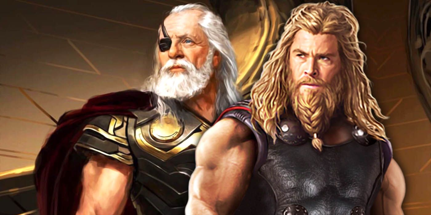 MCU Odin and Thor standing together