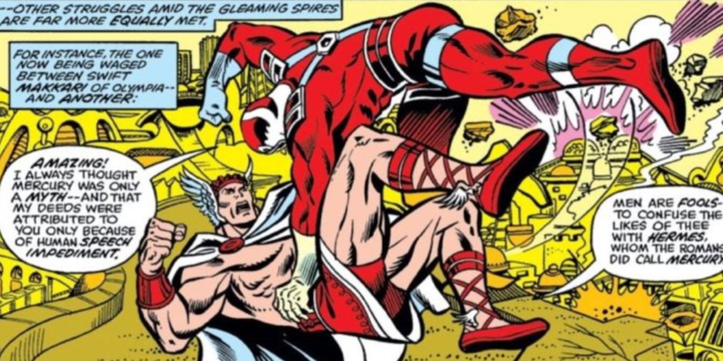 Makkari vs Mercury in Marvel comics