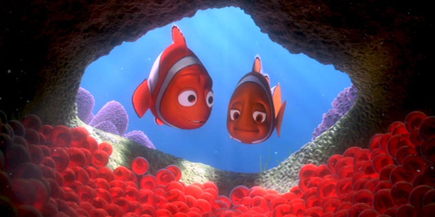 Marlin and Coral from Pixar's Finding Nemo.