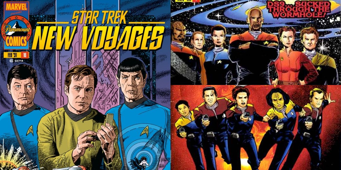 Marvel Star Trek Comics '90s Collage