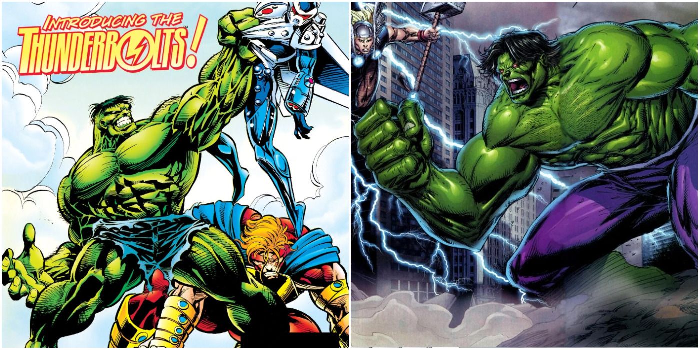 Marvel Universe and Heroes Reborn Hulk