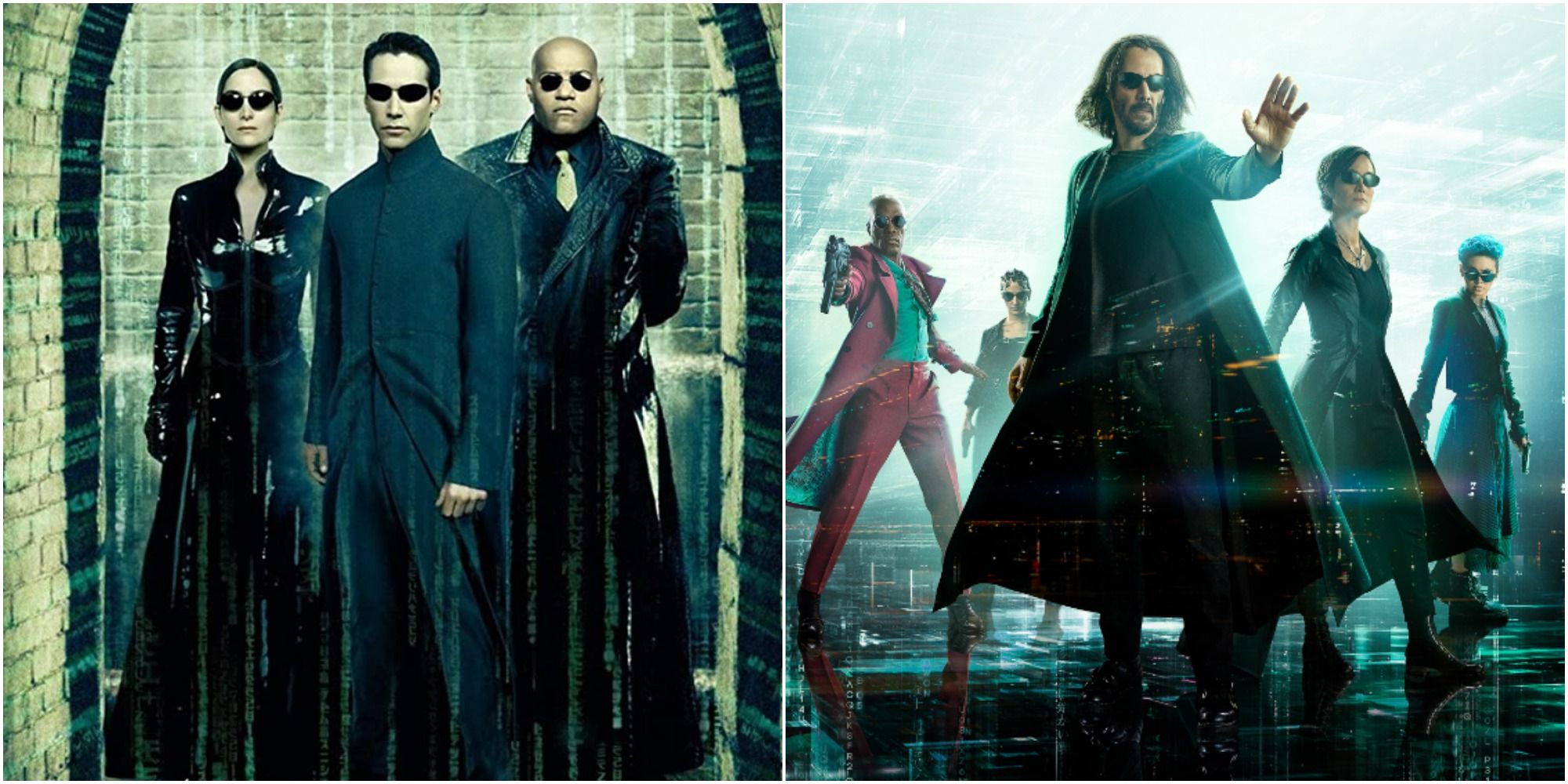 Matrix Reloaded And Resurrections Posters