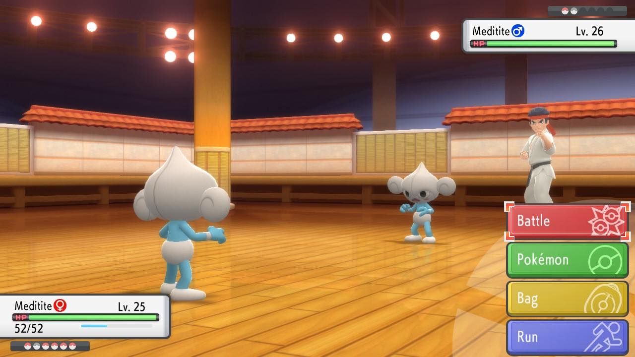 Pokemon BDSP Veilstone Gym Meditite