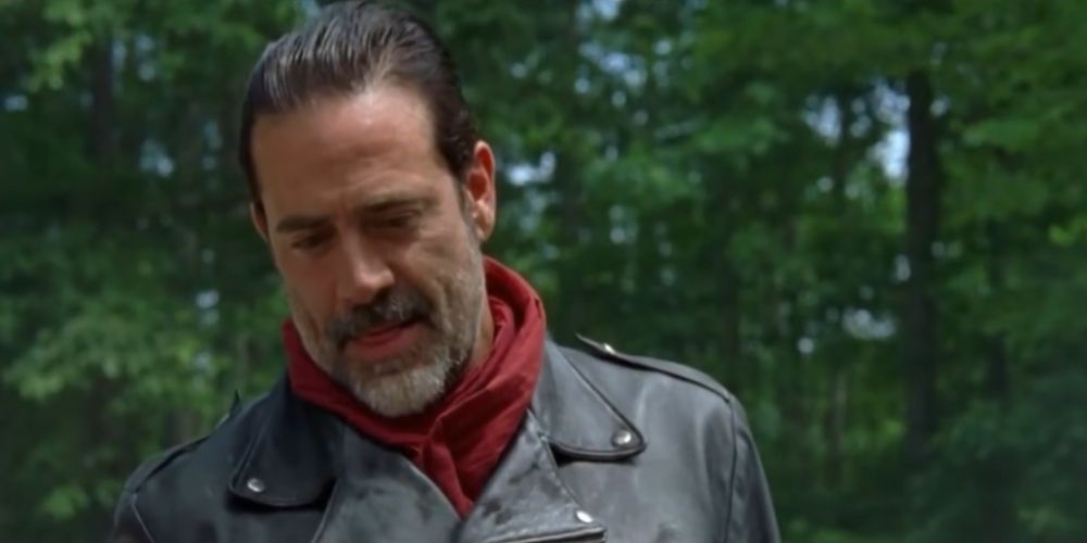 Negan orders Rick to cut off Carl's arm in The Walking Dead