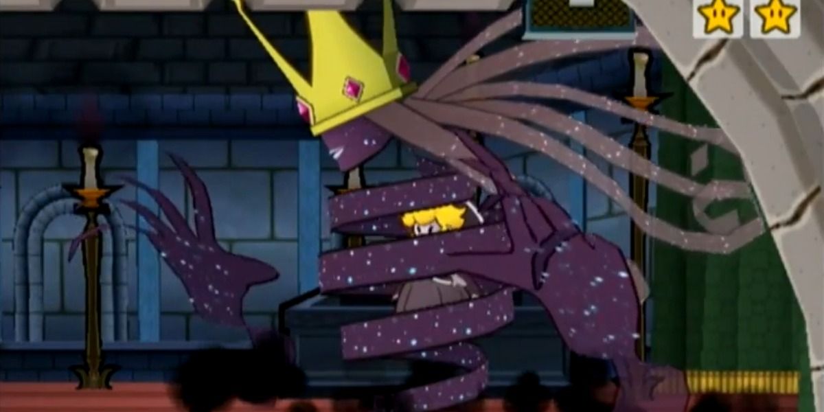 Shadow Queen possessing Princess Peach in Paper Mario: The Thousand-Year Door