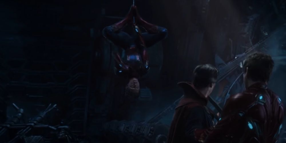 Peter Parker makes a pop-culture reference to Tony Stark and Doctor Strange Avengers: Infinity War