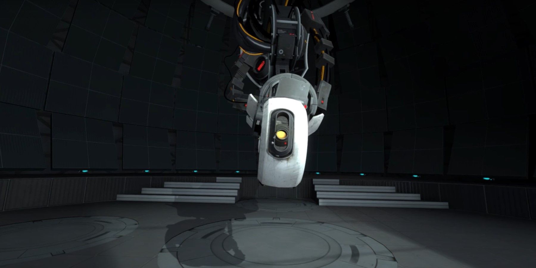 GLaDOS confronts Chell in Portal 2