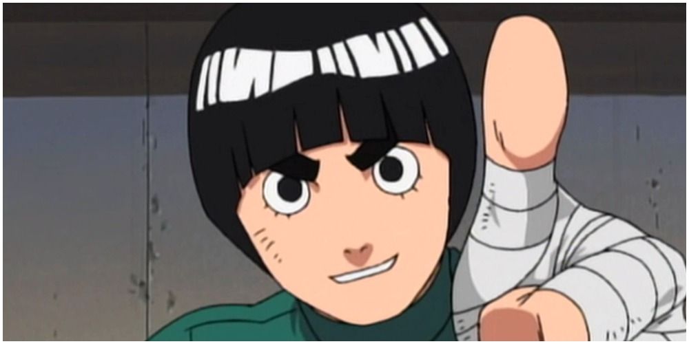 Rock Lee giving thumbs up