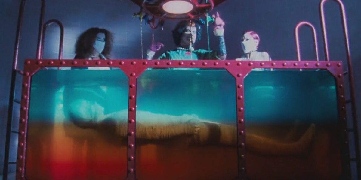 Dr. Frank-N-Furter's lab in The Rocky Horror Picture Show