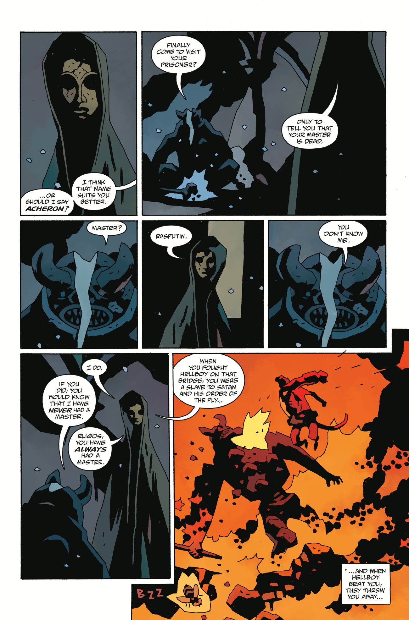 Mike Mignola Showcases Hellboy's Grey & Acheron Feud - Review