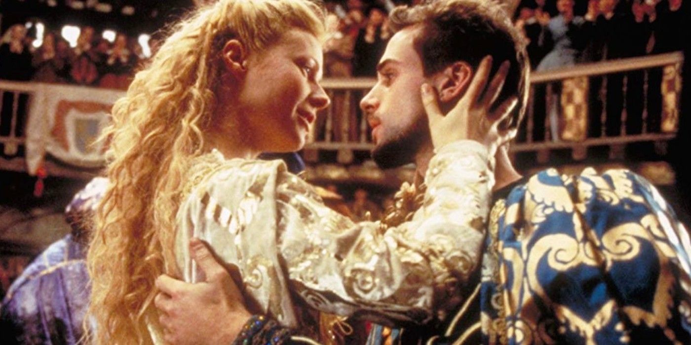Gwyneth Paltrow and Joseph Fiennes in Shakespeare in Love.