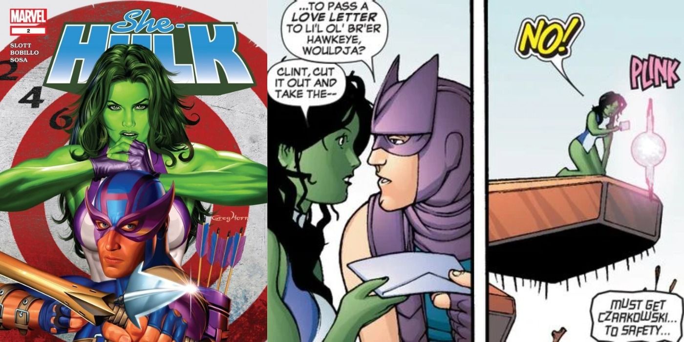 She-Hulk #2 Dan Slott Hawkeye