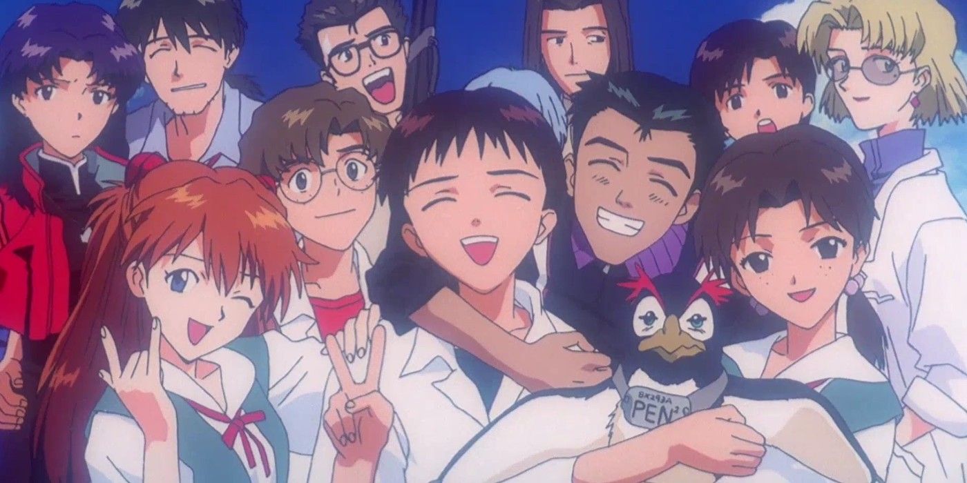 Shinji Accepts His Friends In The End Of Evangelion