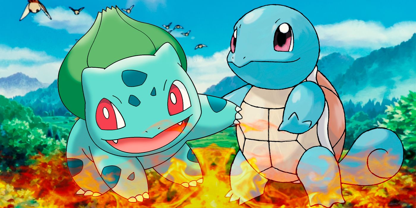 Pokemon Sleeping Starters, Bulbasaur, Charmander, and Squirtle