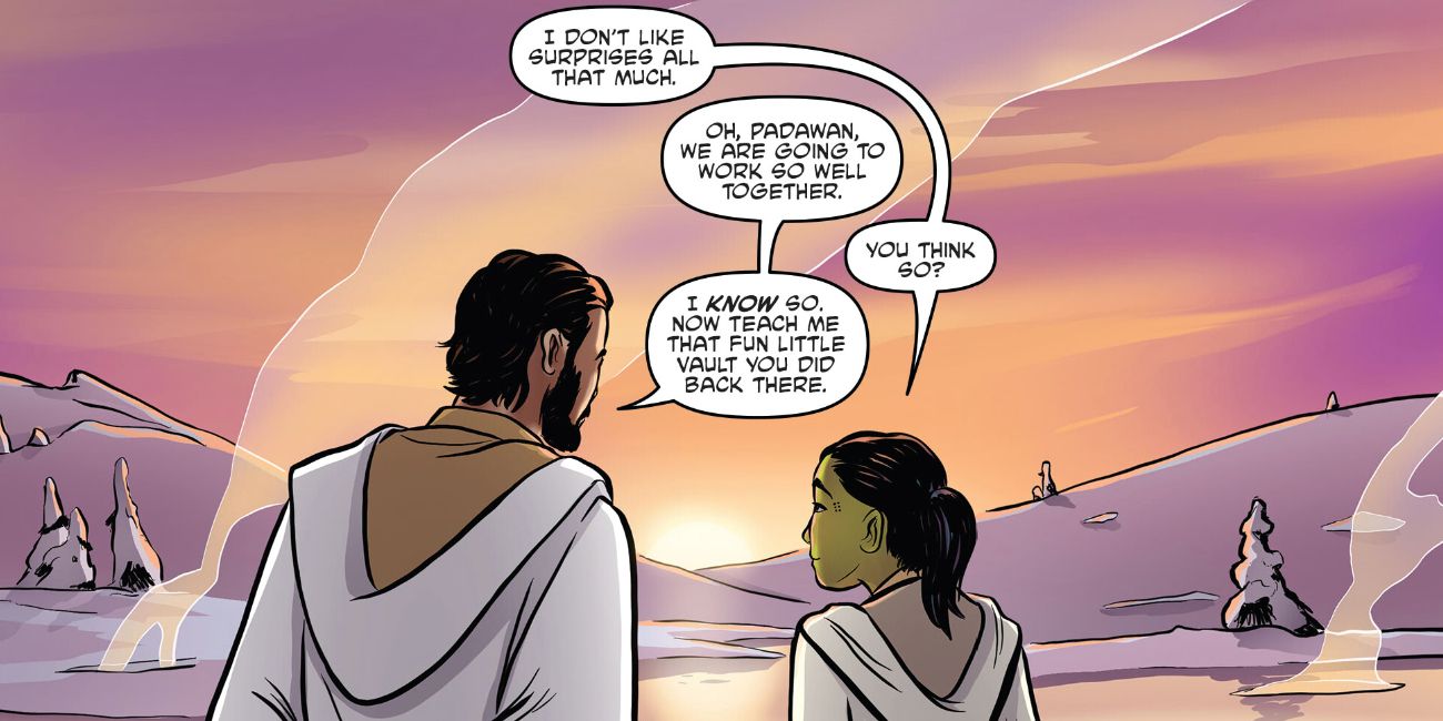 and Padawan in Star Wars The High Republic Adventures 2021 Annual