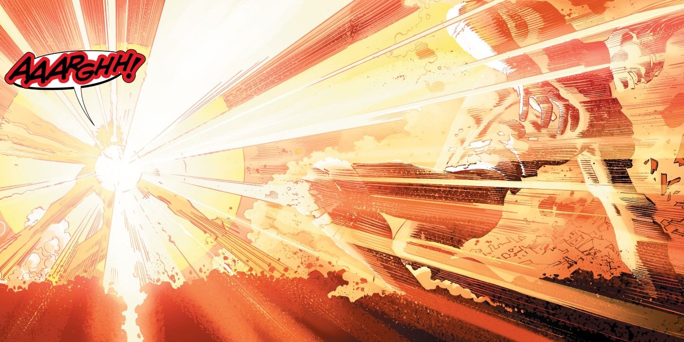 Superman discovers his Solar Flare ability in DC Comics