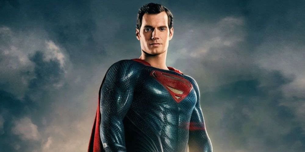 Superman flying in the air in the DC Extended Universe