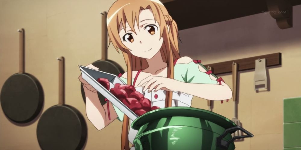 Sword Art Online Asuna cooking