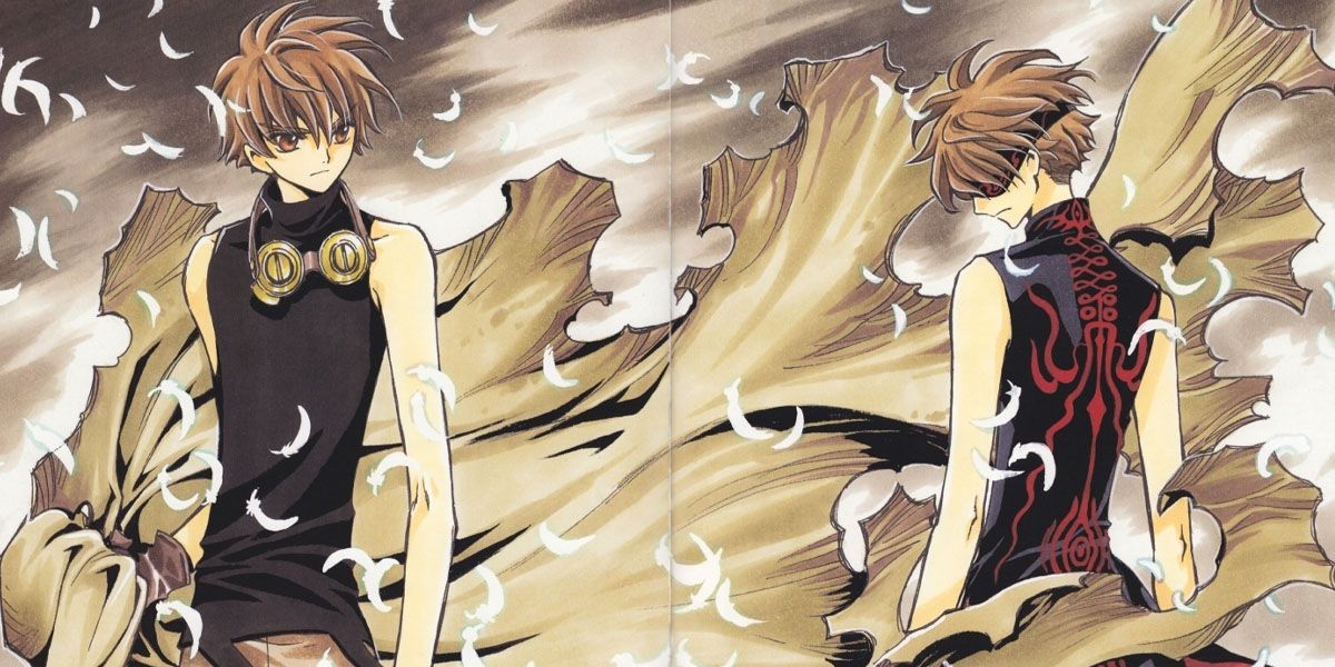 Syaoran stands with his clone