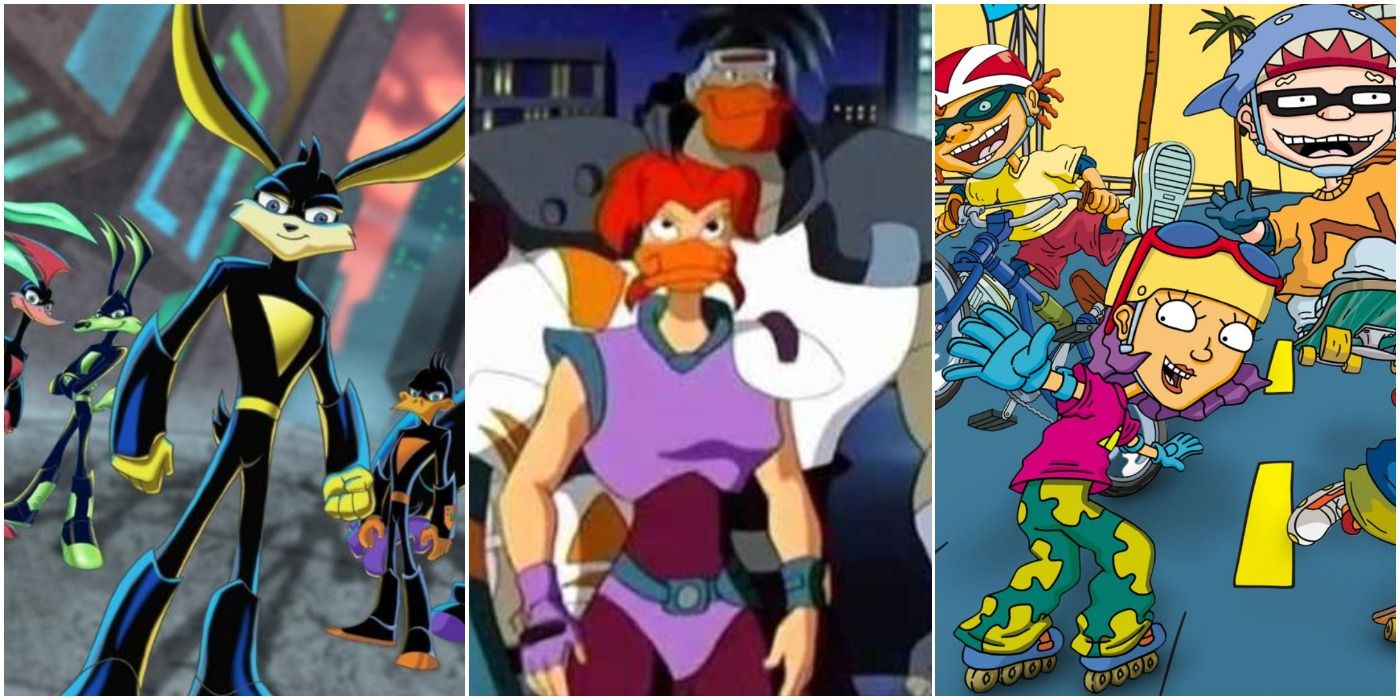 TV Cartoons Bad Binge Loonatics Unleashed Mighty Ducks Rocket Power Trio Header