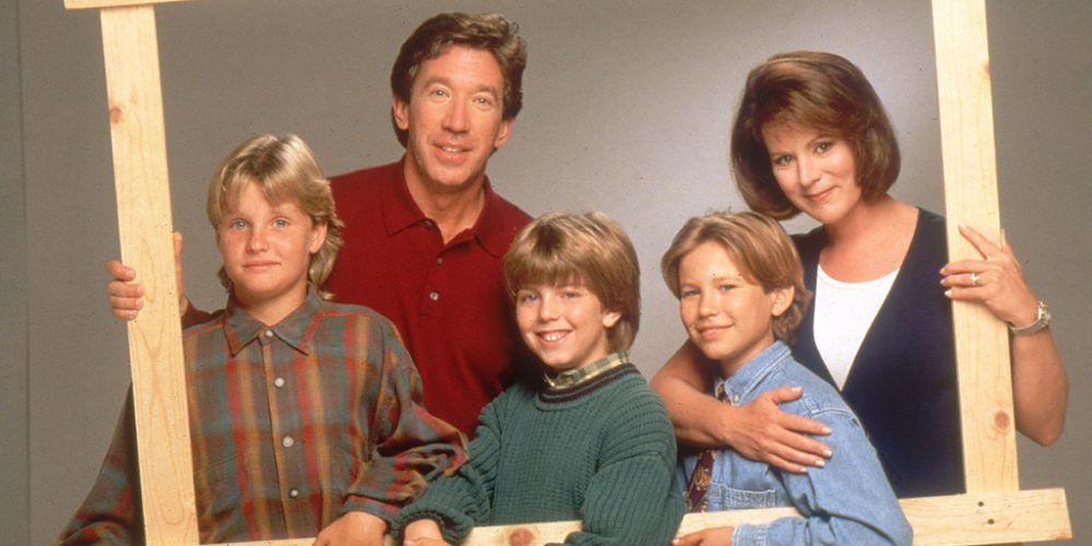 The Taylor family, including Tim Allen in Home Improvement