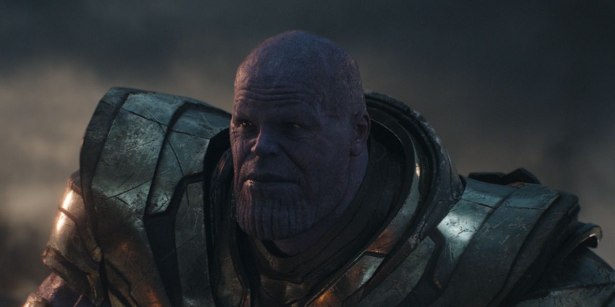 Thanos Stares at the Avengers during Endgame - MCU