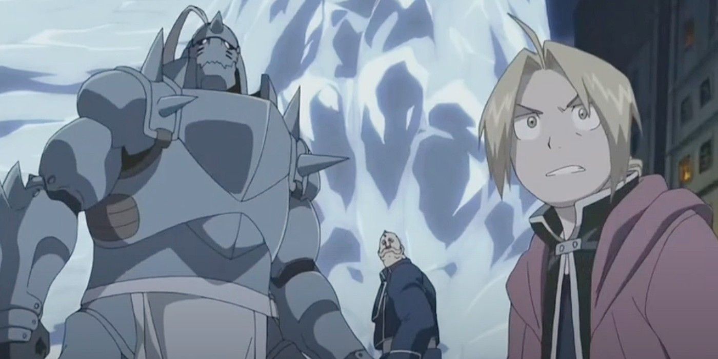 The Elric Brothers Fight Isaac In Fullmetal Alchemist Brotherhood
