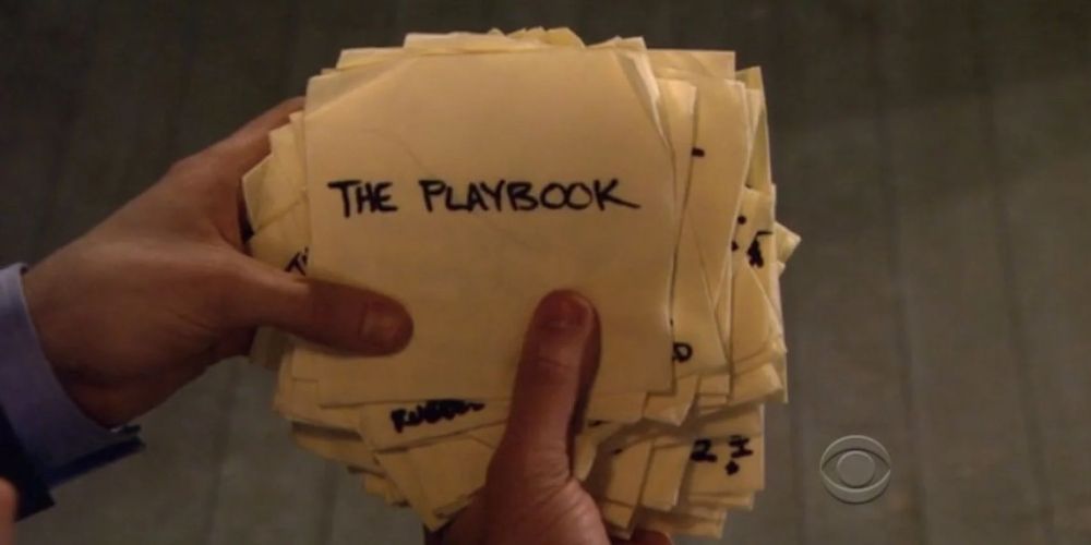 Barney Stinson's playbook from How I Met Your Mother